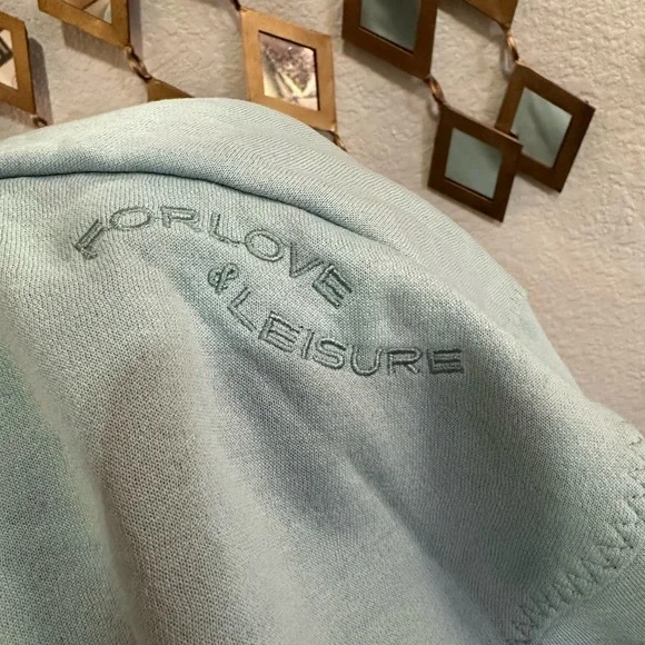 For Love And Lemons Light Blue Hoodie - Picture 4 of 11